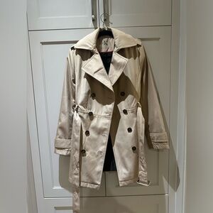 Calvin Klein Trench Coat, size small